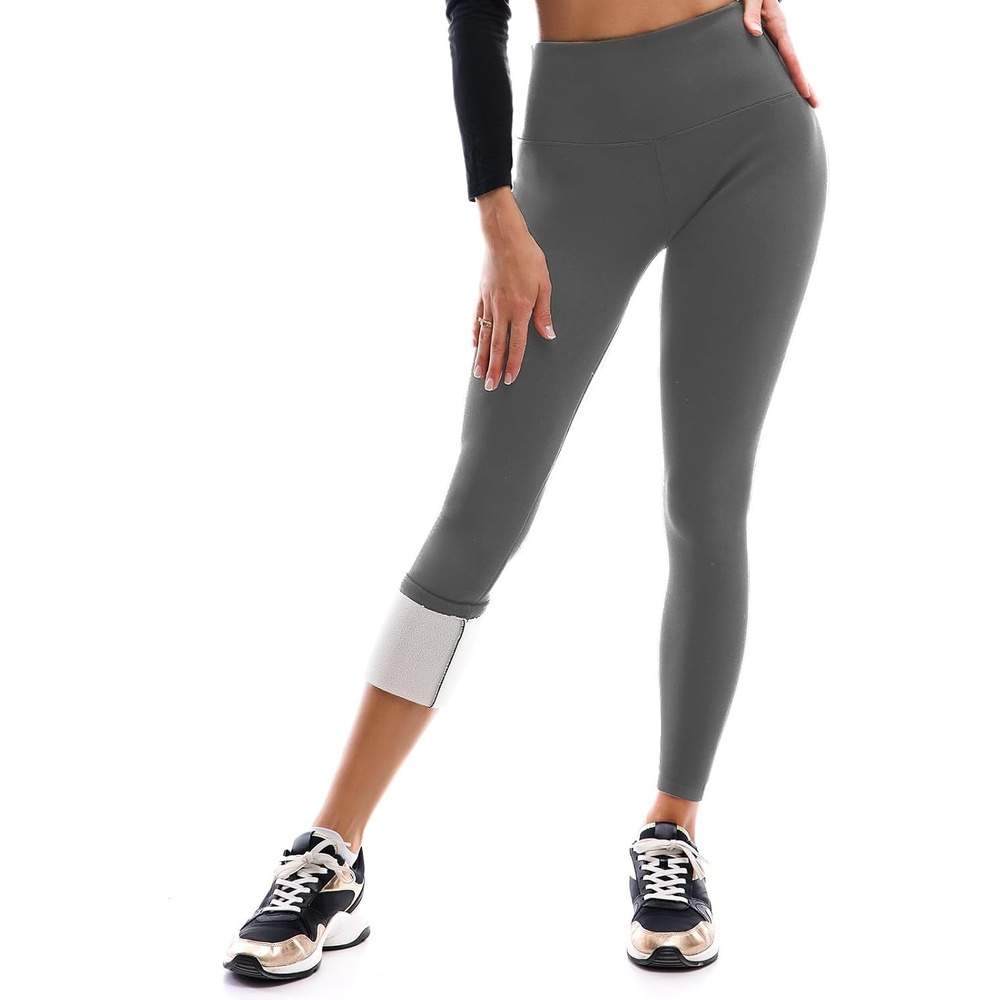image:imageLeafigure Thermo Leggings Damen High Waist Fleece Winter SportGrau
