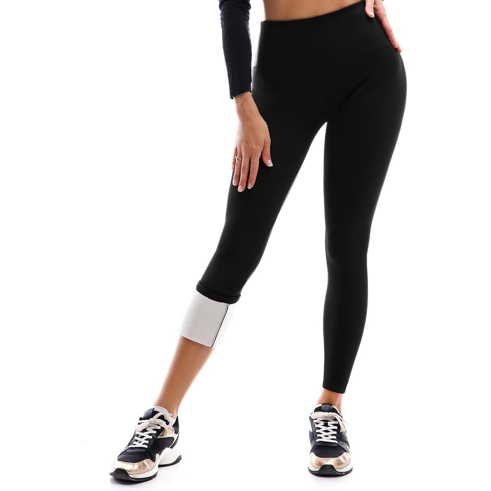 image:imageLeafigure Thermo Leggings Damen High Waist Fleece Winter SportSchwarz