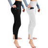 image:imageLeafigure 2er Pack High Waist Leggings Damen mit TaschenSchwarzeWei