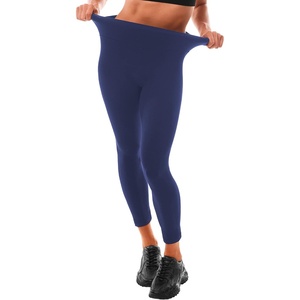 Leafigure Leggings Damen High Waist – Leggins Blickdicht Schwarze für Sport Gym Yoga(Marineblau)
